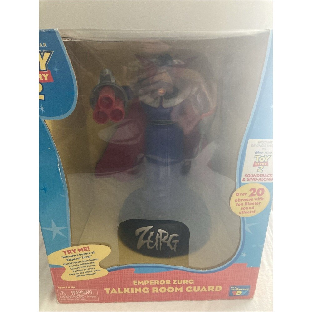 Emperor Zurg Talking Room Guard Vintage- 1999-13” Toy Story2 by ThinkWau Boxed